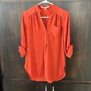 41 Hawthorn Orange Blouse Top Small